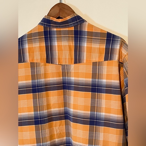 2/$25 | Rough Stock Panhandle Slim | Plaid Button Down - Size LT - Picture 6 of 8